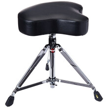 Drum Stool, Drum Stool 6000 Series Moto Seat, 6608 (Diameter: 39cm, Vinyl Seat, Super Lock, Tripod Position, Super Foot' Rubber Feet, stability,