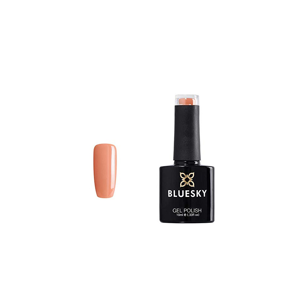 Bluesky Gel Polish Satin Nightie 80563 10ml Gel Soak Off Nail Polish Pink Pastel (curing under UV/LED lamp required) Pack (x)