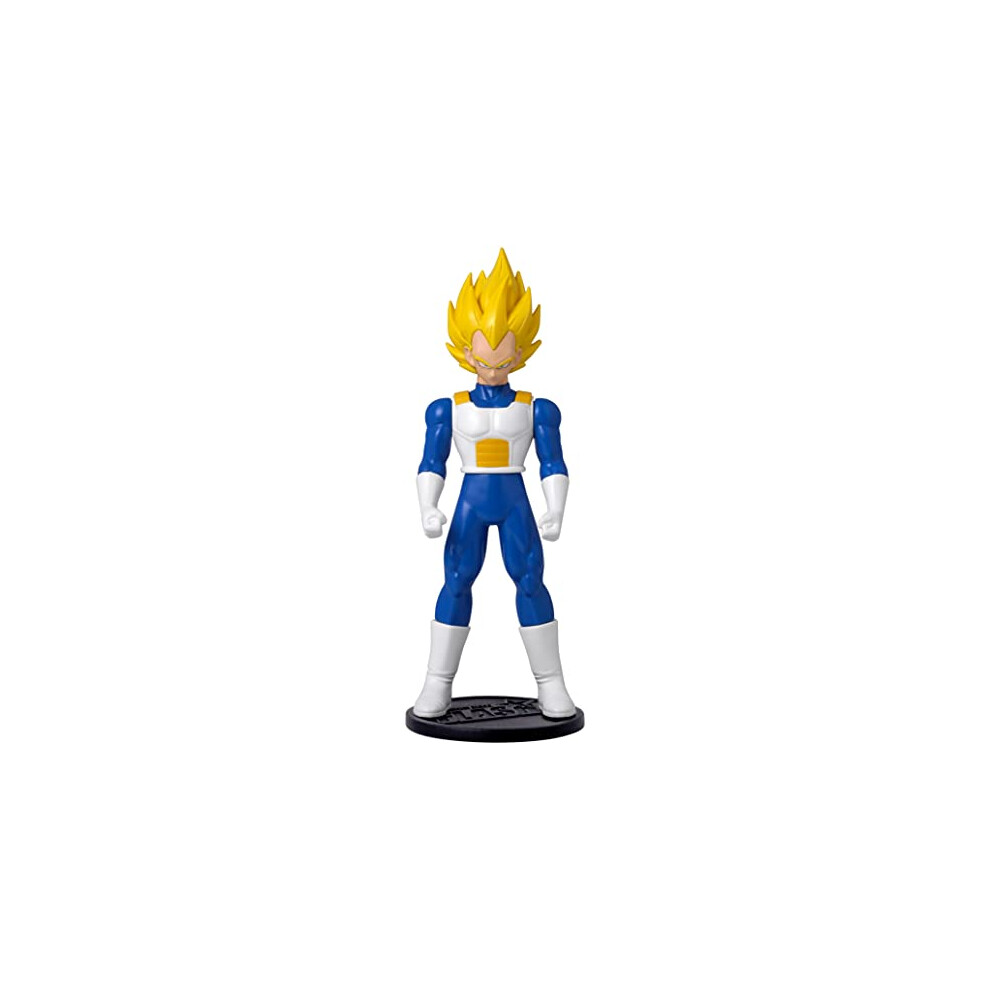 Dragon Ball Flash Series Super Saiyan Vegeta Anime Figure | 4'' Tall Super Saiyan Vegeta Action Figure | Dragon Ball Super Anime Merch Contains