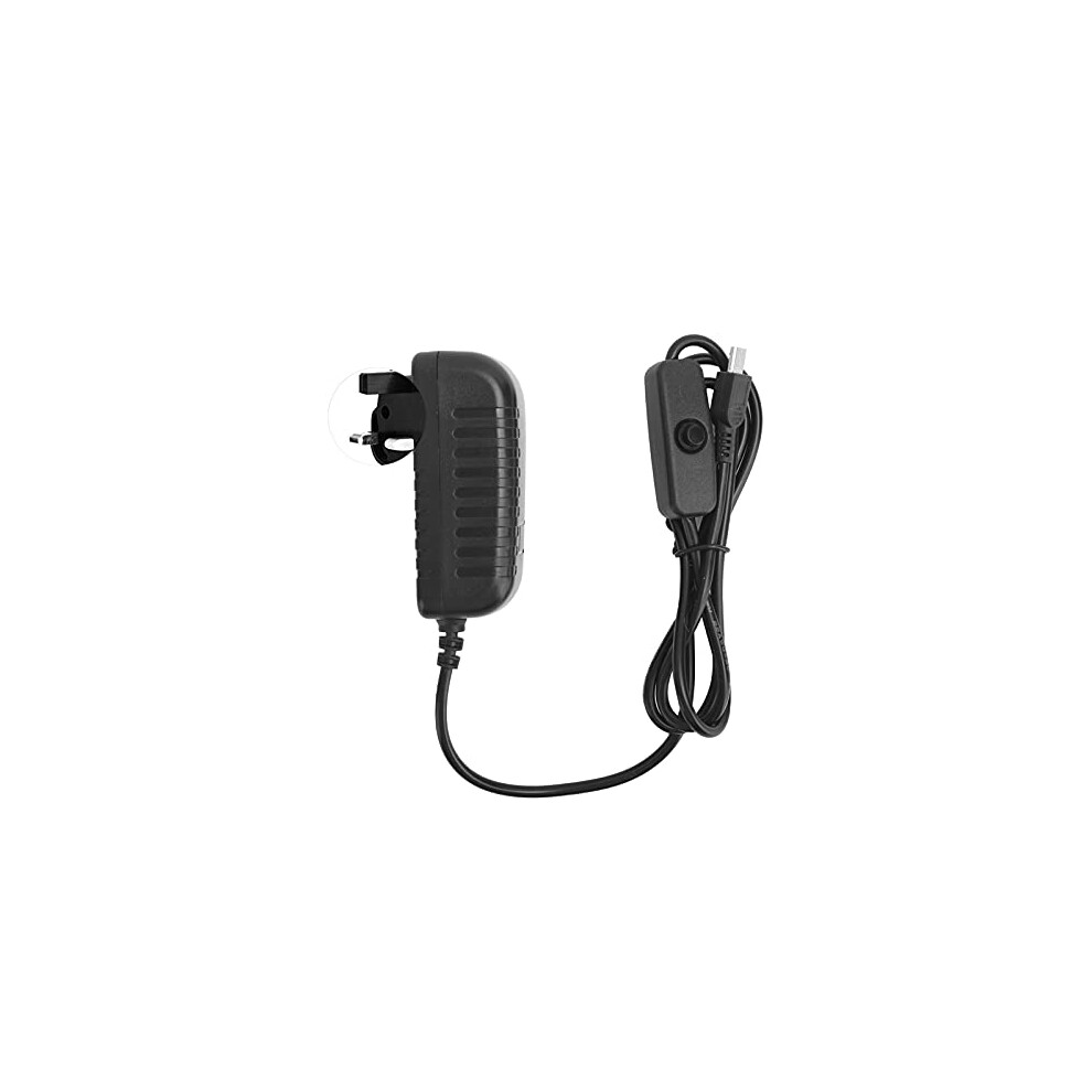 Power Supply Adapter For Raspberry Pi, 15W 5V 3A Power Supply With Switch Button Integrated Micro Usb Adapter,For Raspberry Pi 3B+/3B/2B (Uk) 9186548415122