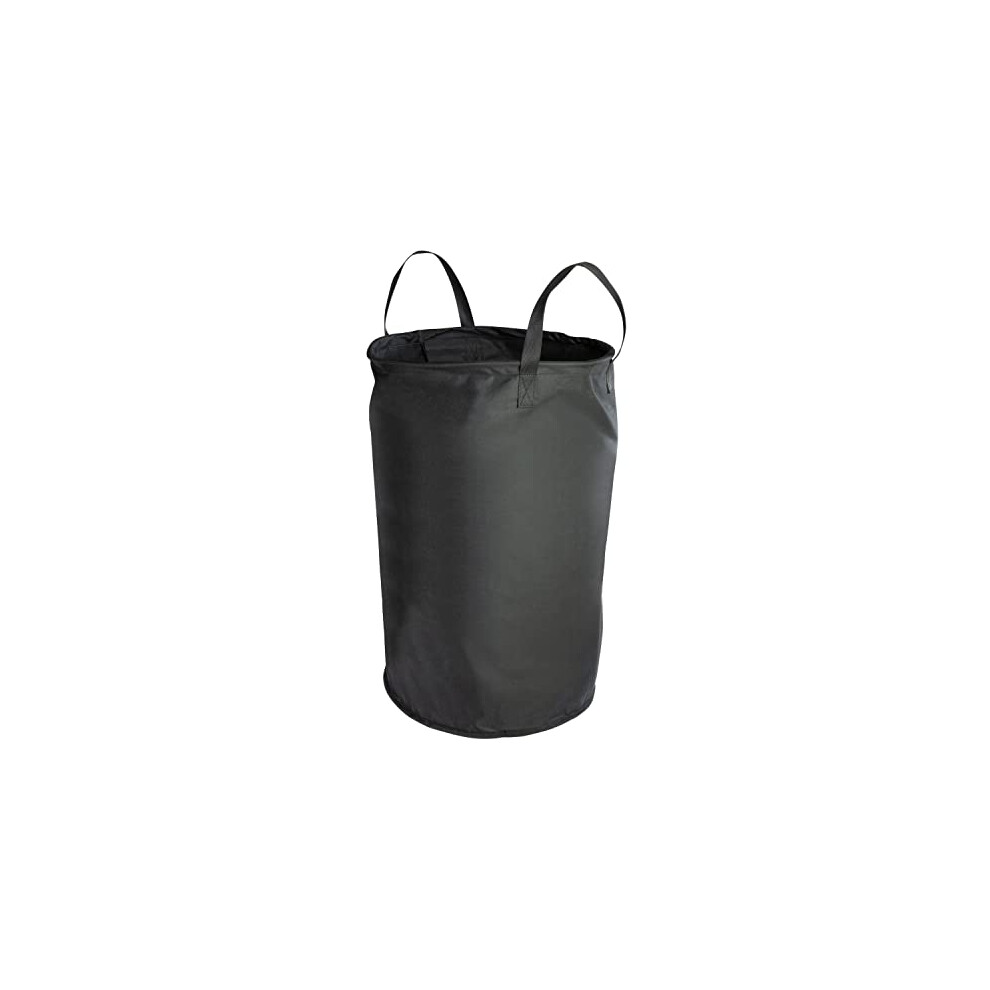 Igadgitz Home U7234 Polyester Fabric Laundry Basket, Fabric Laundry Bin, Fabric Washing Basket 75L (16.5 Gal) - Black