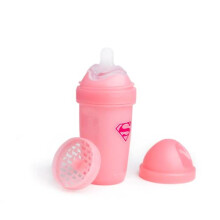DC Supergirl Double Anti-Colic Baby Bottle | Award-Winning Hero Baby Bottles | Soft Breast- Like Teat, Easy Mixing Lid & Net | Safe & Environment