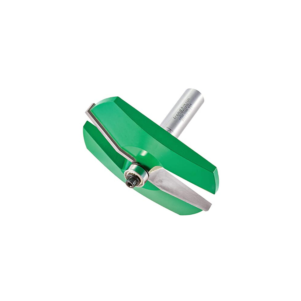 CraftPro Bearing Guided Bevel Panel Raiser Router Cutter Bit, 1/2 Inch Shank, 12.7mm Cut Diameter, Tungsten Carbide Tipped, C170X1/2TC