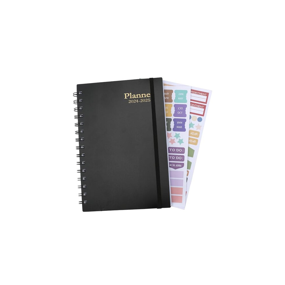 2024-2025 Planner Weekly and Monthly, 18 Month Academic Daily Planner January 2024 June 2025, 2024 Spiral Planner, Hardbound, Thick Paper, 5.7 "x 8.3"