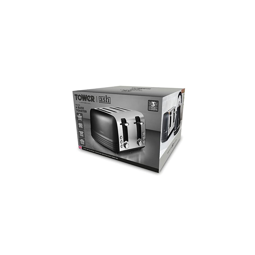 tower--t20081blk--ash-4-slice-toaster-with-dual-controls--defrost-reheat-cancel--1850w--black---chrome