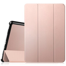 Slimshell Case for Samsung Galaxy Tab A 9.7 Inch Tablet SM-T550 - Super Thin Lightweight Stand Cover with Auto Sleep/Wake Feature, Rose Gold