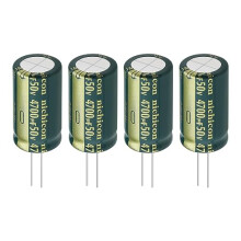 4PCS 4700uF 50V Capacitors Aluminium Electrolytic Capacitor 18x35mm for Smart Home Appliances Medical Equipment Communication Equipment LED Lighting