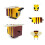 Minecraft Yellow Bee Figural Mood Light | 5 Inches Tall 3