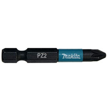 PZ2 Zeskantschroevendraaierbit - MAKITA - B-63753 - Zwarte coating - 20% duurzamer - Lengte 50 mm