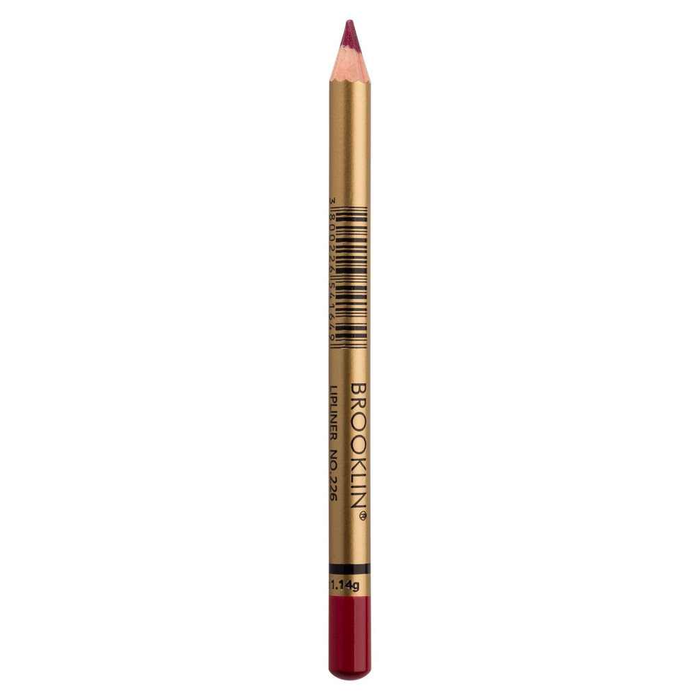 Brooklin Red Impala - Matte Waterproof Lip Liner | Colour 226 Sour Cherry | Long - Lasting Lip Pencil I Smooth Non Smudge Texture