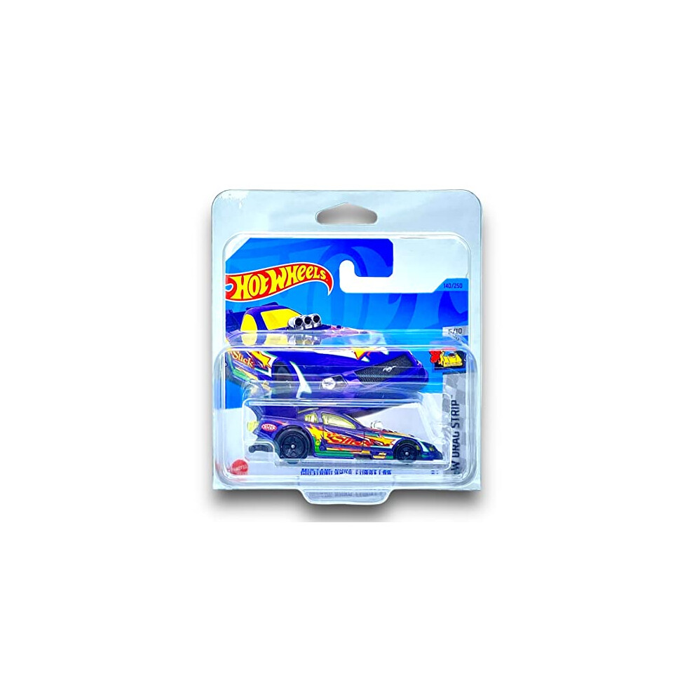 Mustang NHRA Funny Car (Purple) 5/10 HW Drag Strip - 2023-140/250(Short Card) - COMES IN A KLAS CAR KEEPER PROTECTIVE COLLECTORS CASE - HKH30