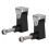 Spotlights Bracket, 2Pcs Aluminum Alloy Black Motorcycle Modified LED Spotlights Bracket Holder ATV UTV Light Bar Mounts Mounting Bracket Mini Bar 8