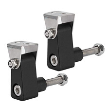 Spotlights Bracket, 2Pcs Aluminum Alloy Black Motorcycle Modified LED Spotlights Bracket Holder ATV UTV Light Bar Mounts Mounting Bracket Mini Bar