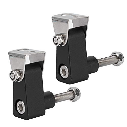 Spotlights Bracket, 2Pcs Aluminum Alloy Black Motorcycle Modified LED Spotlights Bracket Holder ATV UTV Light Bar Mounts Mounting Bracket Mini Bar