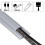 Hama PVC Kabelkanal Halbrund 100/3,5/0,9cm Grau 2