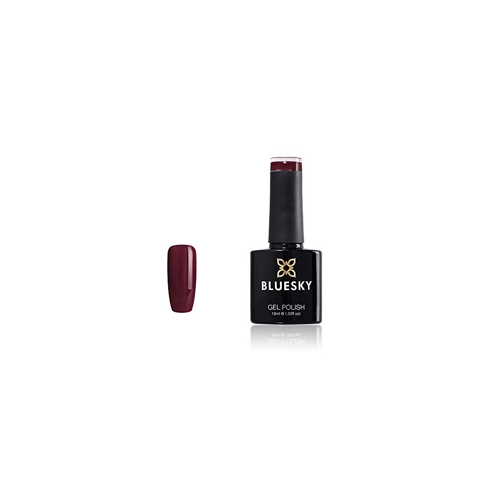 Gel Nail Polish, Vienna FW01, Dark Red, 10 ml Long Lasting, Chip Resistant, 10 ml (Requires Drying Under UV LED Lamp)