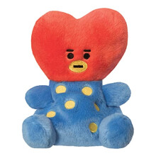 Aurora, 61506, BT21 TATA Palm Pal, 5In, Eco-friendly soft toy, Red & Blue - Plush Soft Toy