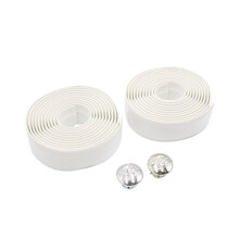 2 Pcs White Foam Handlebar Tape Bar Grip Wrap for Road Bike Bicycle