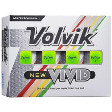 Vivid Golf Balls: Matte Green, Dozen