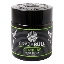 Clay Play Medium Hold Clay von Crazy Bull Hair für Männer – 3,38 oz Clay