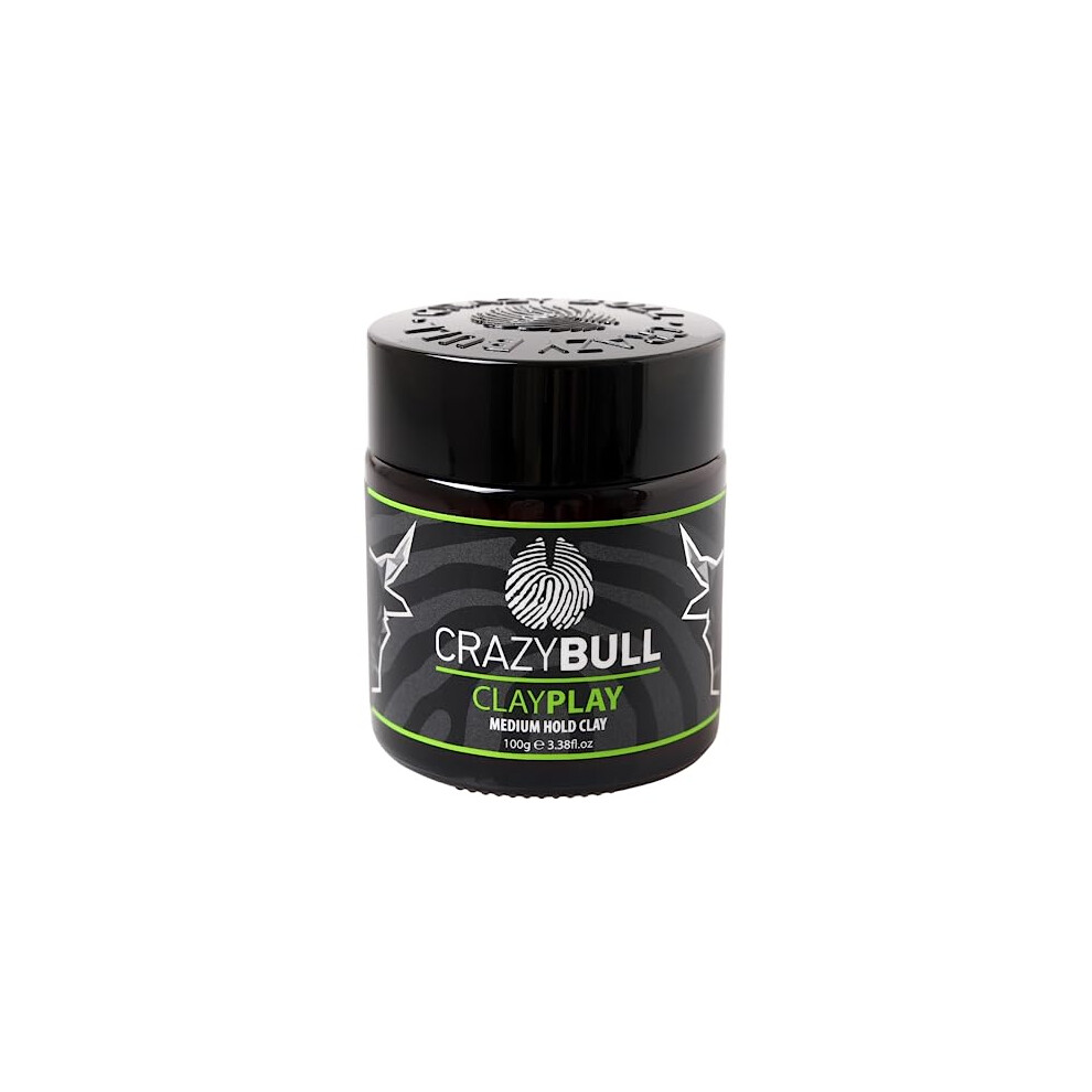 Clay Play Argile     tenue moyenne de Crazy Bull Hair pour hommes - 100 g