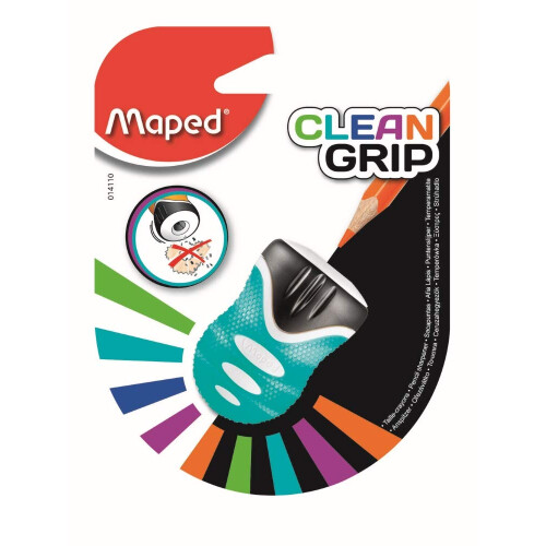 Clean Grip Pencil Sharpener (Assorted Colours) 2