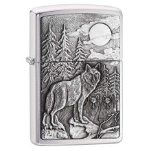 Windproof Lighter, Metal Long Lasting Zippo Lighter, Best with Zippo Lighter Fluid, Refillable Lighter, Perfect for Cigarettes Cigars Candles, Pocket
