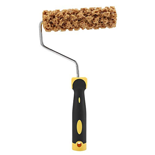 Paint Roller, Texture Pattern Paint Roller Brush with Handle for Wall Painting Tool