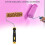 Paint Roller, Texture Pattern Paint Roller Brush with Handle for Wall Painting Tool 4