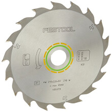 493197 Standard Saw Blade 210x2,6x30 W18 for TS 75
