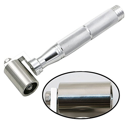 Stainless Steel 40mm Wallpaper Edge Seam Roller Flat Pressure Roller 1