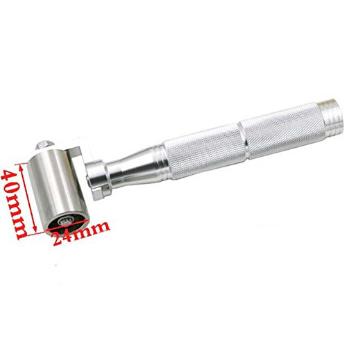 Stainless Steel 40mm Wallpaper Edge Seam Roller Flat Pressure Roller 2