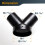 POWERTEC, 6 x 4 x 4 70189 Y-Fitting, Black 6