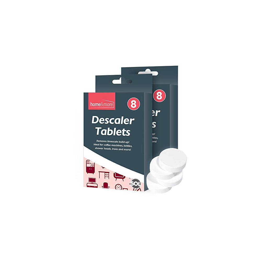 16pk Kettle Descaler Tablets | Kettle Limescale Remover Kettle Descaler Sachets | Steriliser Descaler for Kettle Tablets Iron Descaler for Steam,