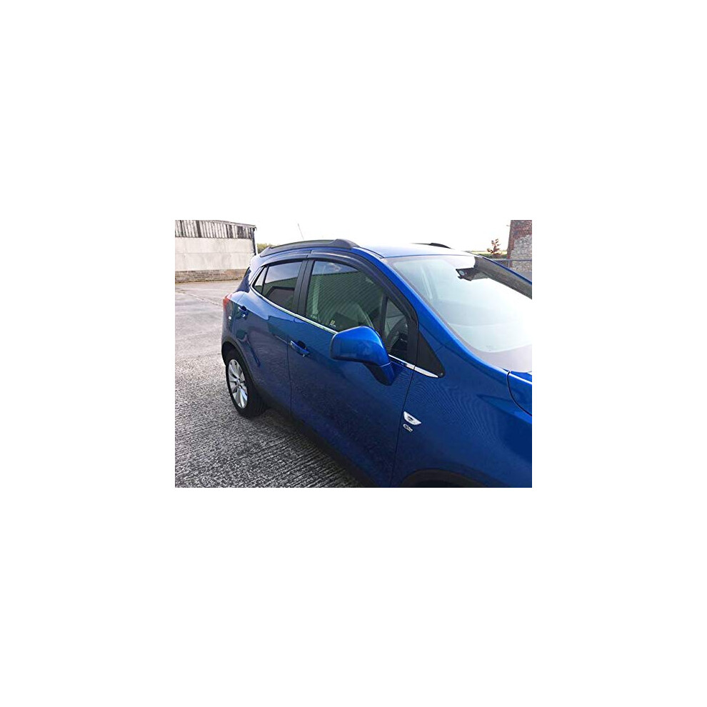 Wind Deflectors Set For Vauxhall Opel Mokka (4 Pieces) 8809405340870