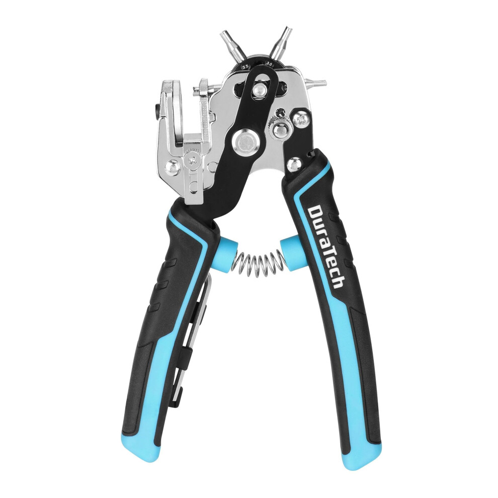 Leather Hole Punch, Multifunction Heavy Duty Belt Hole Puncher For Leather With 6 V-Shape Holes For Leather And Belt, Cardboard, Plastic, Creative 820909794592