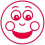 Printy 4933 Teacher Stamp Smiley Face (with dimples) – Self Inking, Red Ink 1