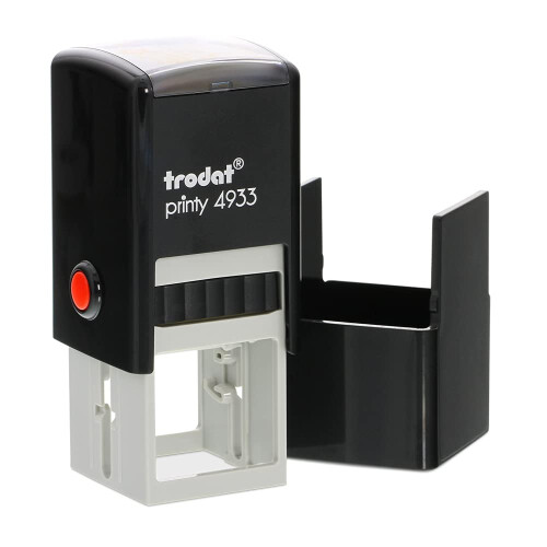 Printy 4933 Teacher Stamp Smiley Face (with dimples) – Self Inking, Red Ink 2