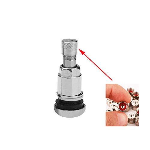 30Pcs Car Motorcycle Bicycle Tyre Valve Dust Caps (Silver) 2