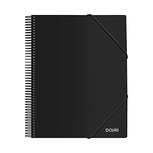 - 40 Cover Ring binfer P.P. (80 mic) A4 with Spiral - Black