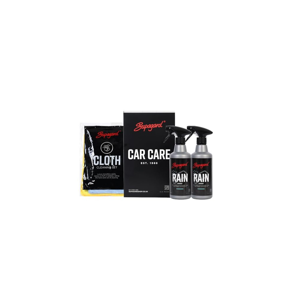 Rain Away (Pack Of 2) - Car Rain Repellent - Water Repellent Glass Treatment - Improves Visibility On The Road In All Weathers - Easy-To-Use Spray 5056401903773