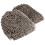Amazon Deluxe Microfiber Car Wash Drying Mitts, 2 Pack, Grey, 30 cm L x 20 cm W 1