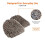 Amazon Deluxe Microfiber Car Wash Drying Mitts, 2 Pack, Grey, 30 cm L x 20 cm W 4