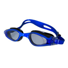 Swimming Goggles, Mens and Womens , Pool Accessories, Magna Anti-Fog, Clear Vision with UV Protection with TPR Gasket (Blue, One Size)