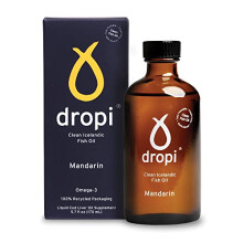 Pure Icelandic Extra Virgin Cod Liver Oil 170ml (Mandarin)