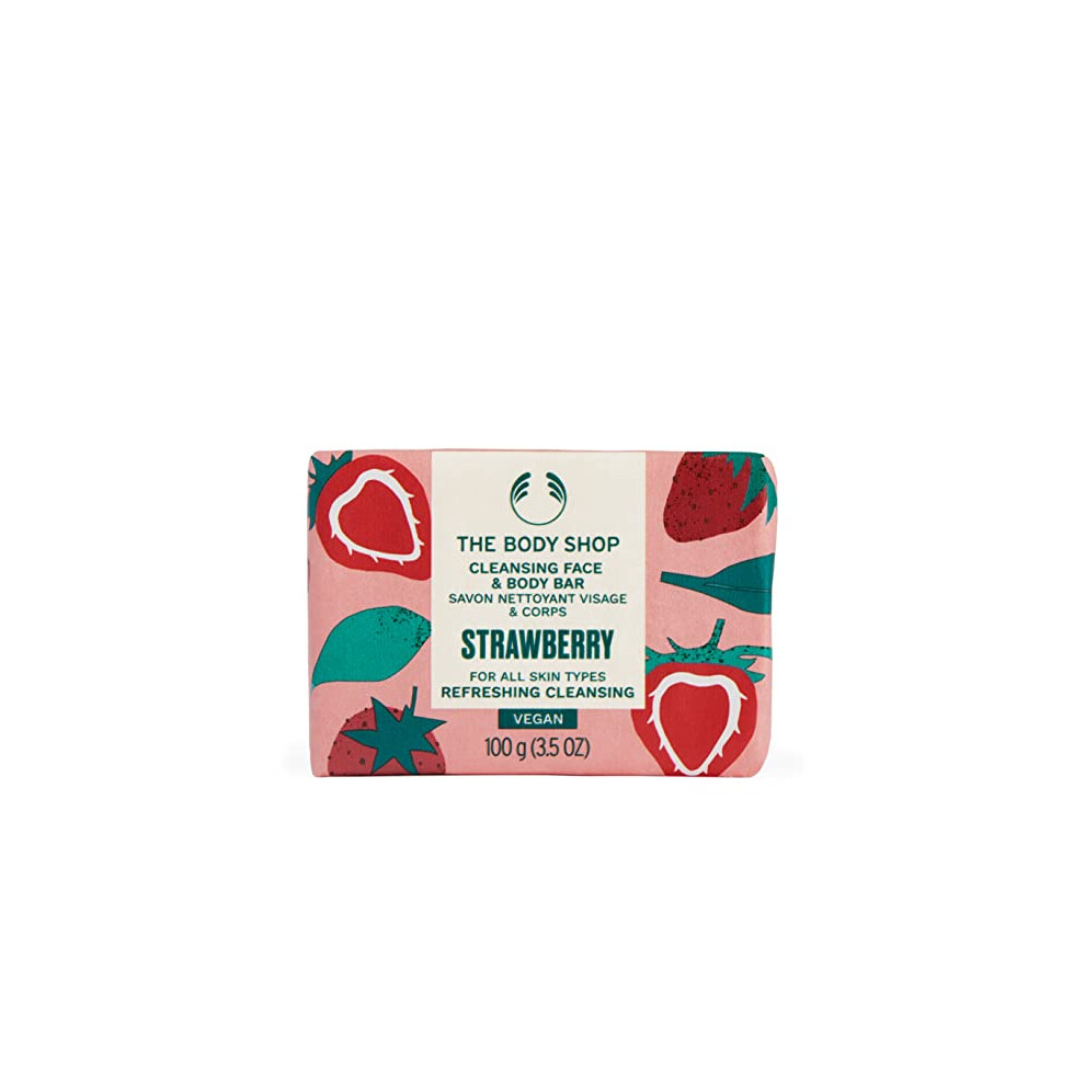 STRAWBERRY Cleansing Face & Body Bar (SOAP) 100g