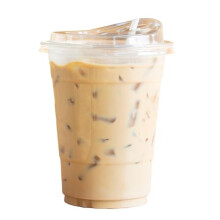 50 x PET Takeaway Cups with Sip Through Lids (400ml/14oz)