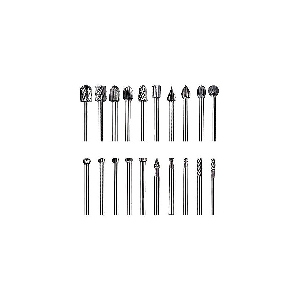 Rotary Burr Set With 3Mm Shank For Diy Woodworking, Carving, Engraving, Drilling 779207917625