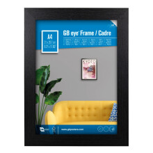 GB Eye Contemporary Wooden Black Picture Frame - A4 - 21 x 29.7cm