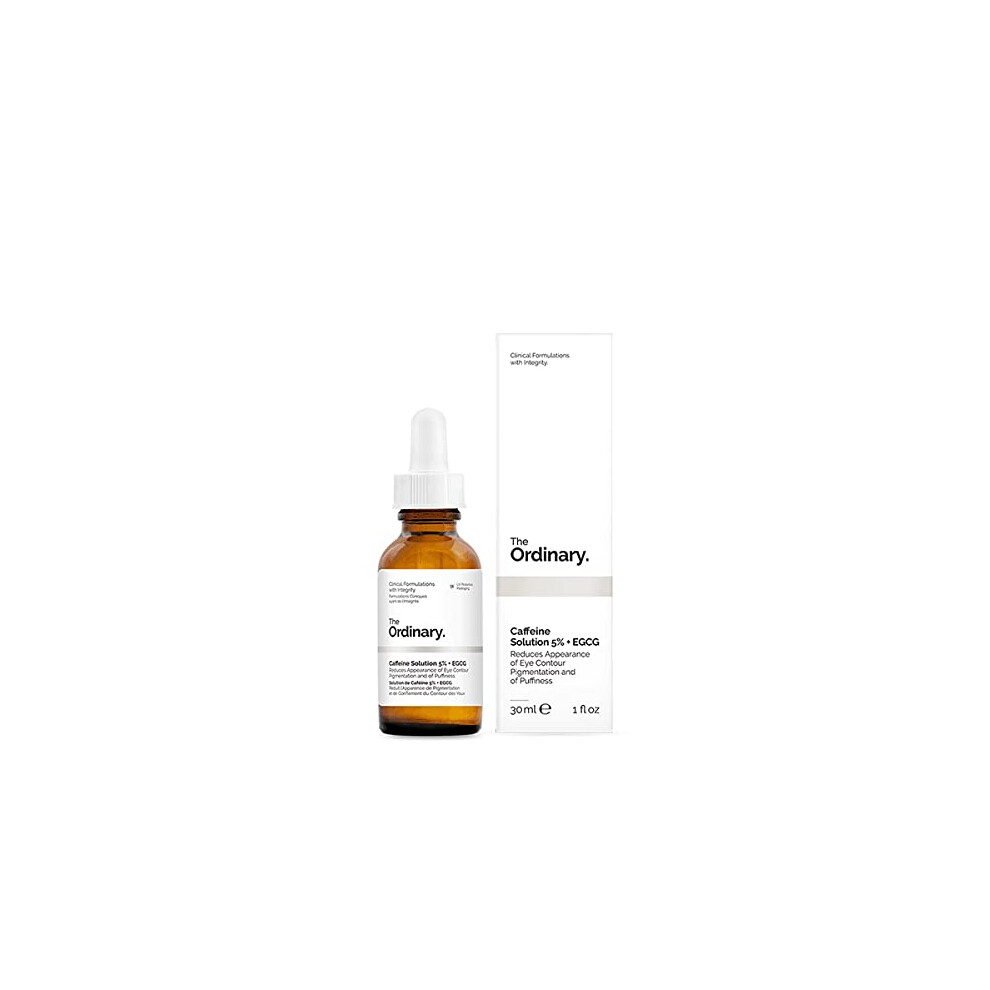 Original Caffeine Solution 5% + EGCG | 30 ml | Solution for Dark Circles and Puffy Eyes | Cloud.Sales